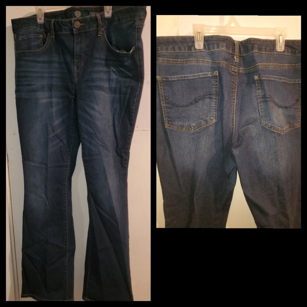 Juniors Bootcut Dark wash Jeans